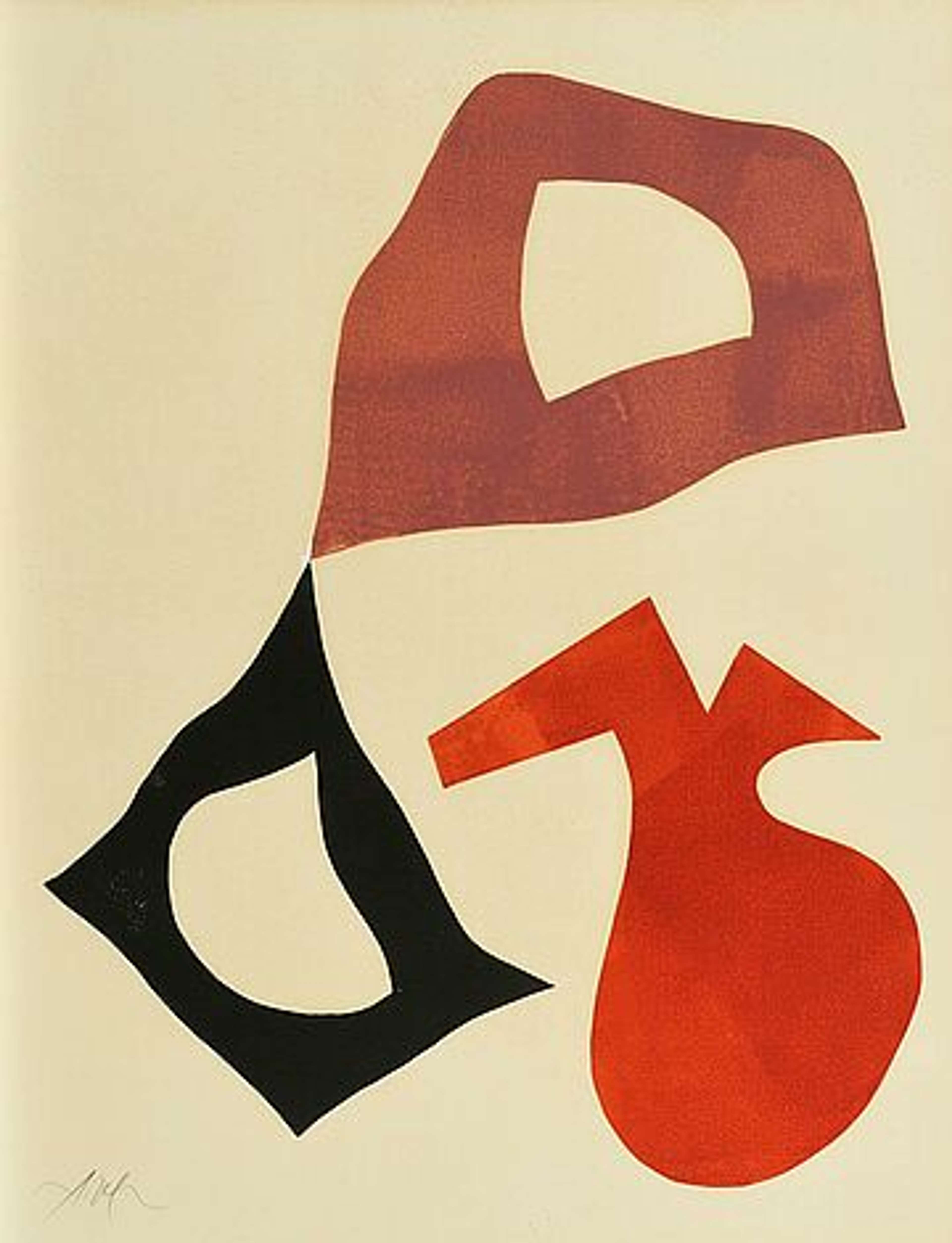 Trois Formes - Signed Print by Jean Arp 1965 - MyArtBroker