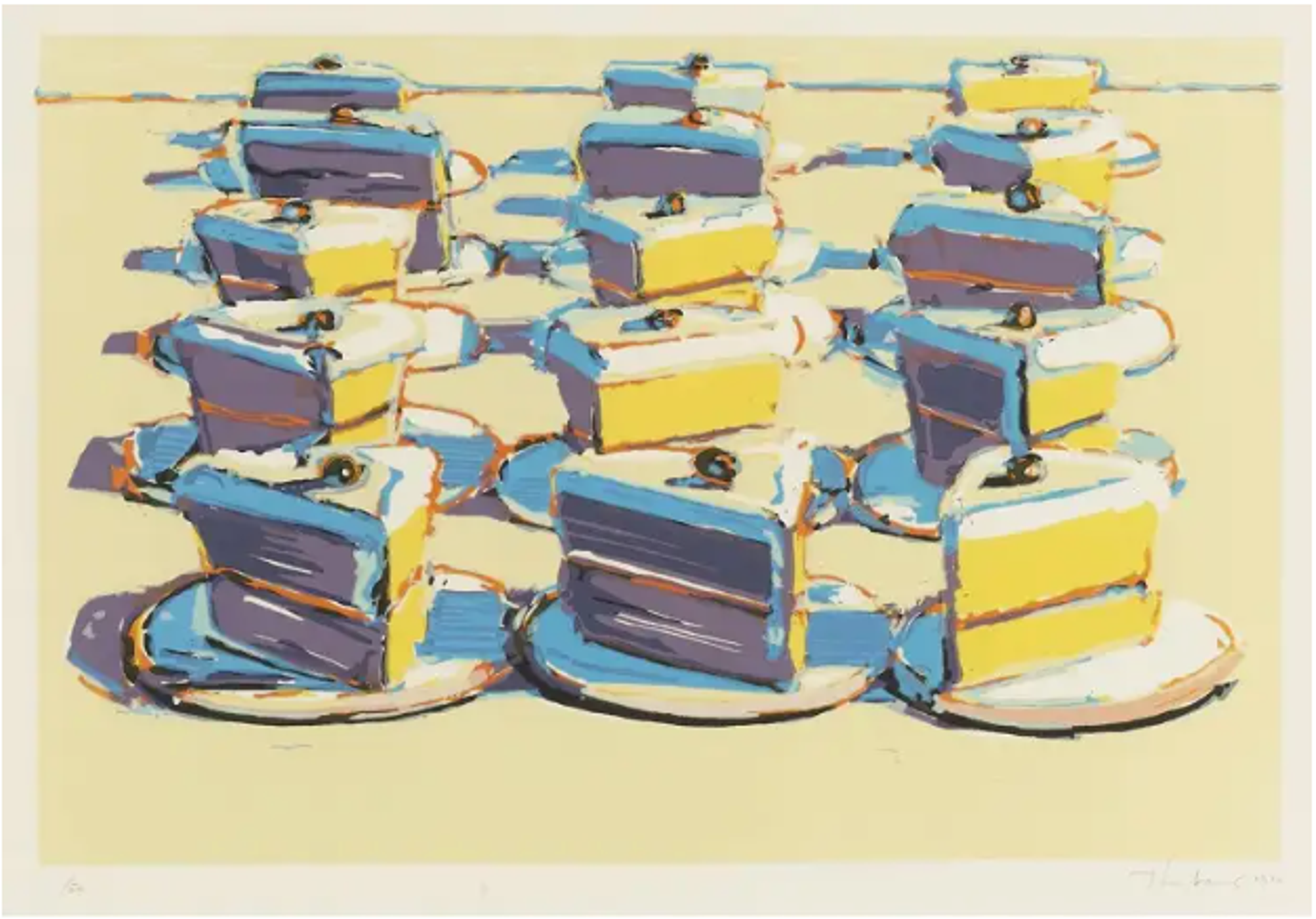 Boston Cremes by Wayne Thiebaud - MyArtBroker 