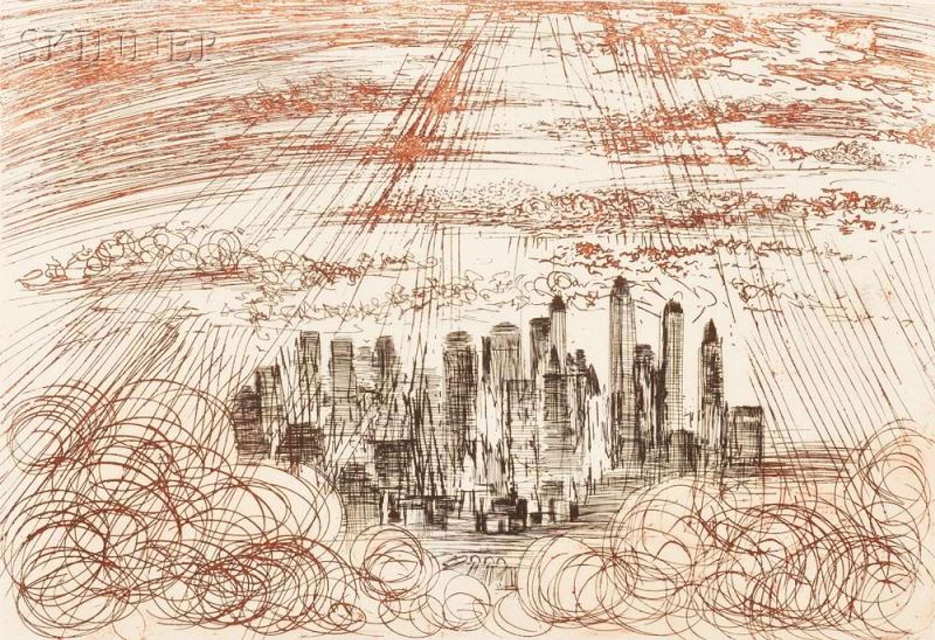 Salvador Dali: Manhattan - Signed Print