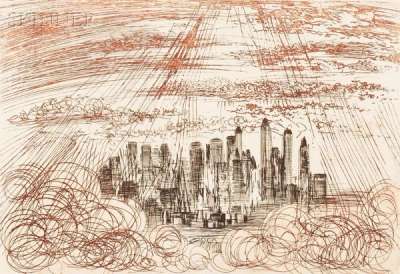 Salvador Dali: Manhattan - Signed Print