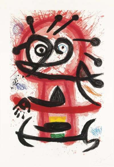 Joan Miró: Danseuse Créole - Signed Print