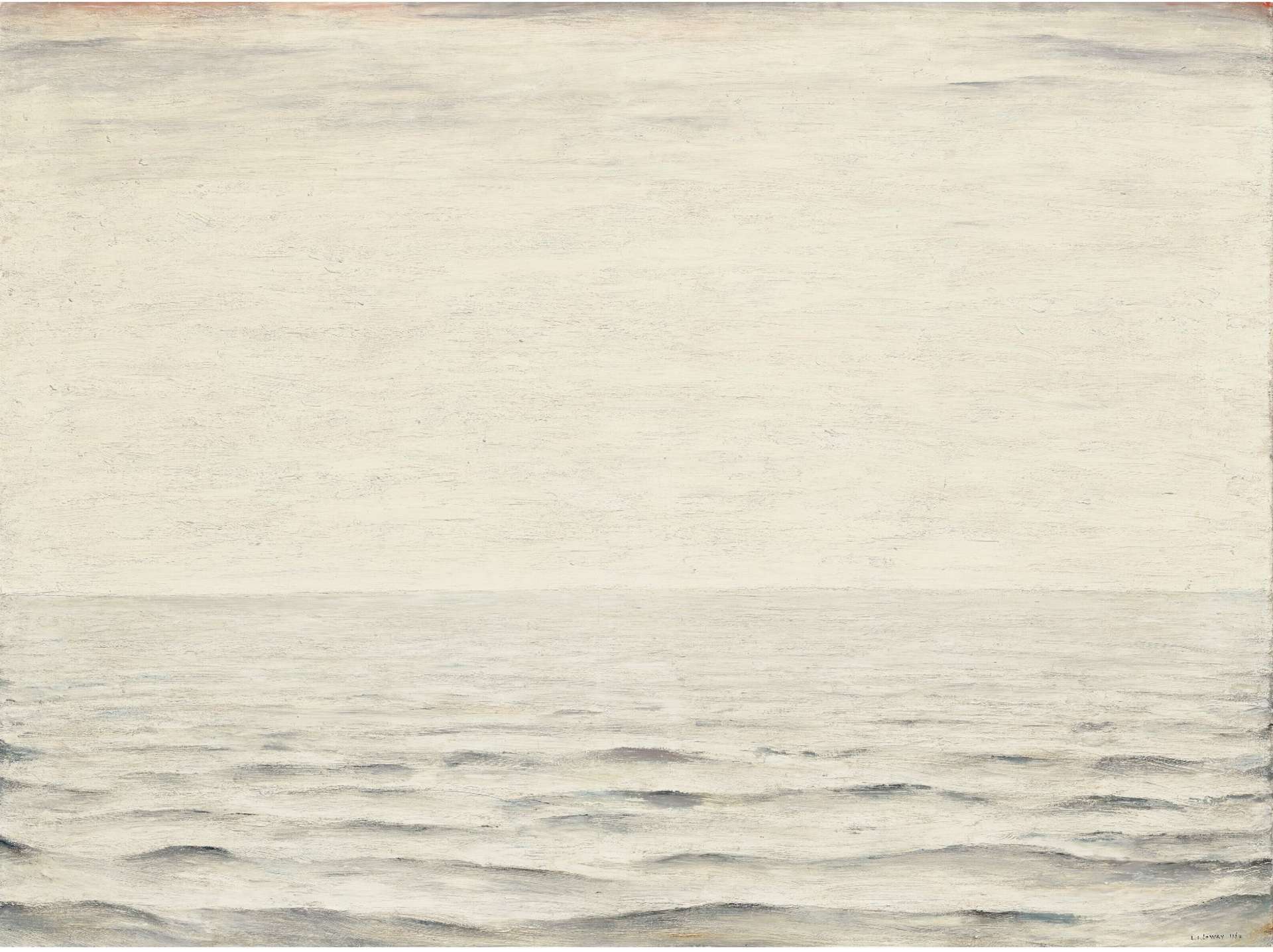 The Sea by L S Lowry