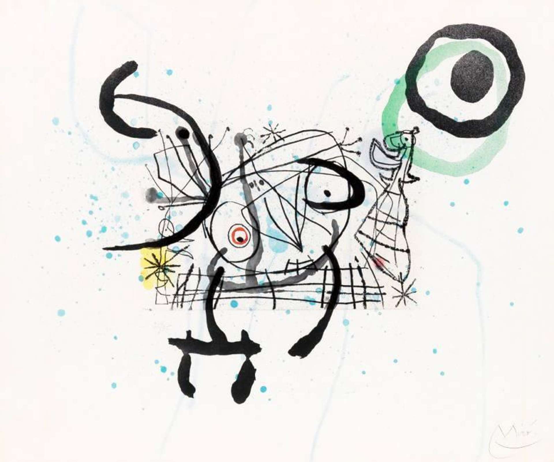 Joan Miró: Fissures - Signed Print