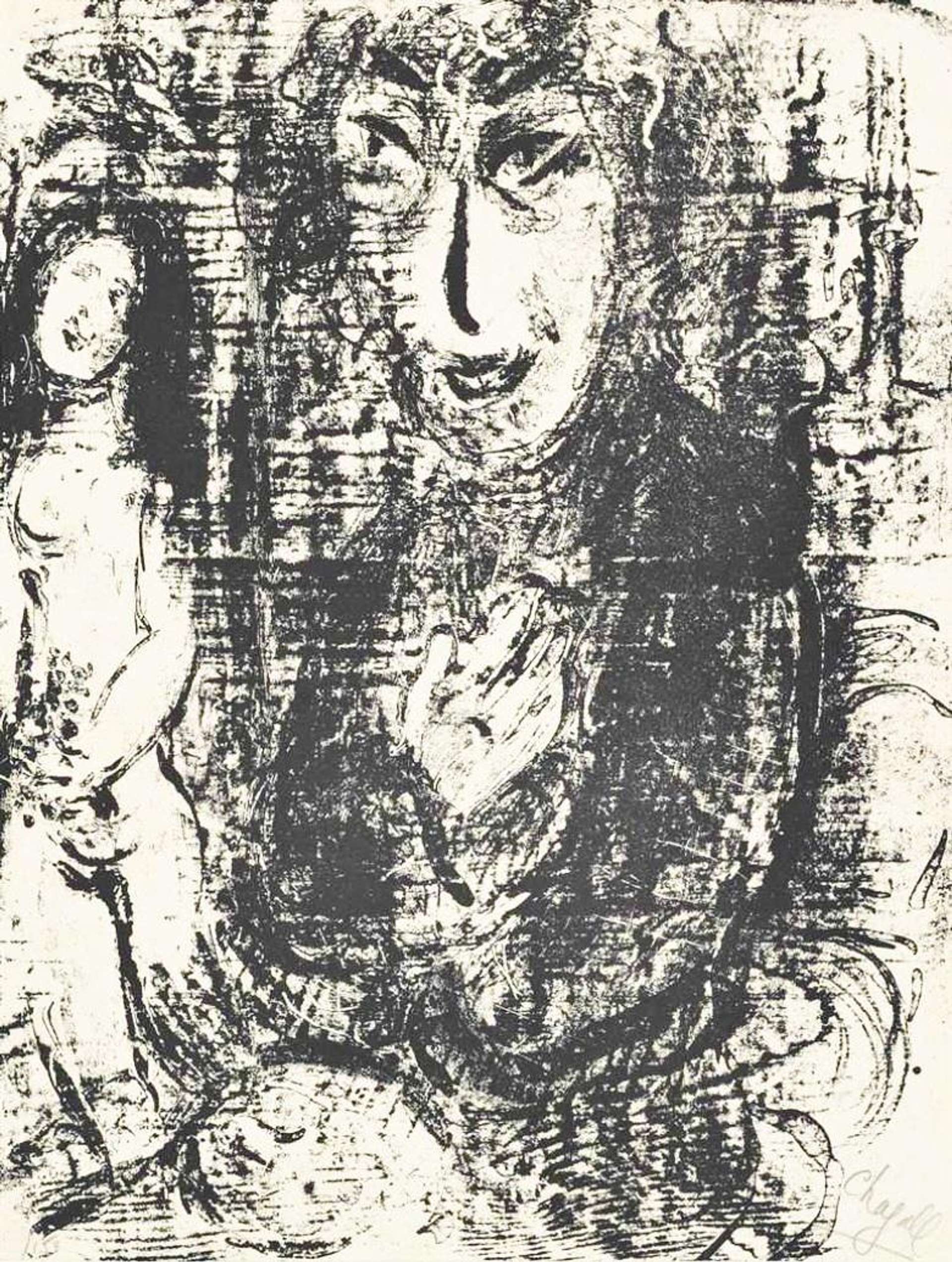 Peintre Et Modèle - Signed Print by Marc Chagall 1963 - MyArtBroker