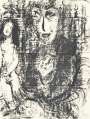Marc Chagall: Painter And Model - Signed Print