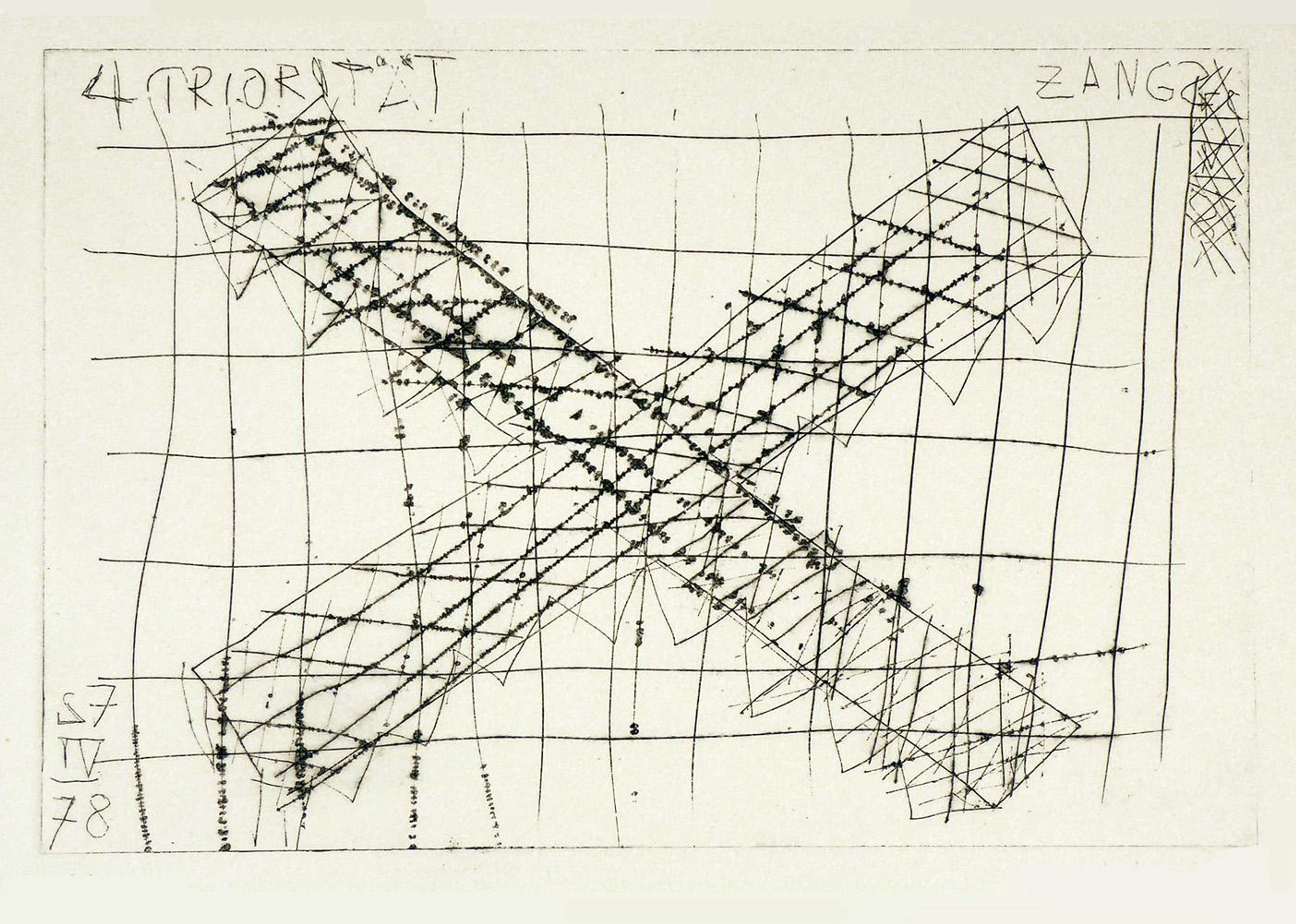 Untitled (1978) - Signed Print by Herbert Zangs 1978 - MyArtBroker