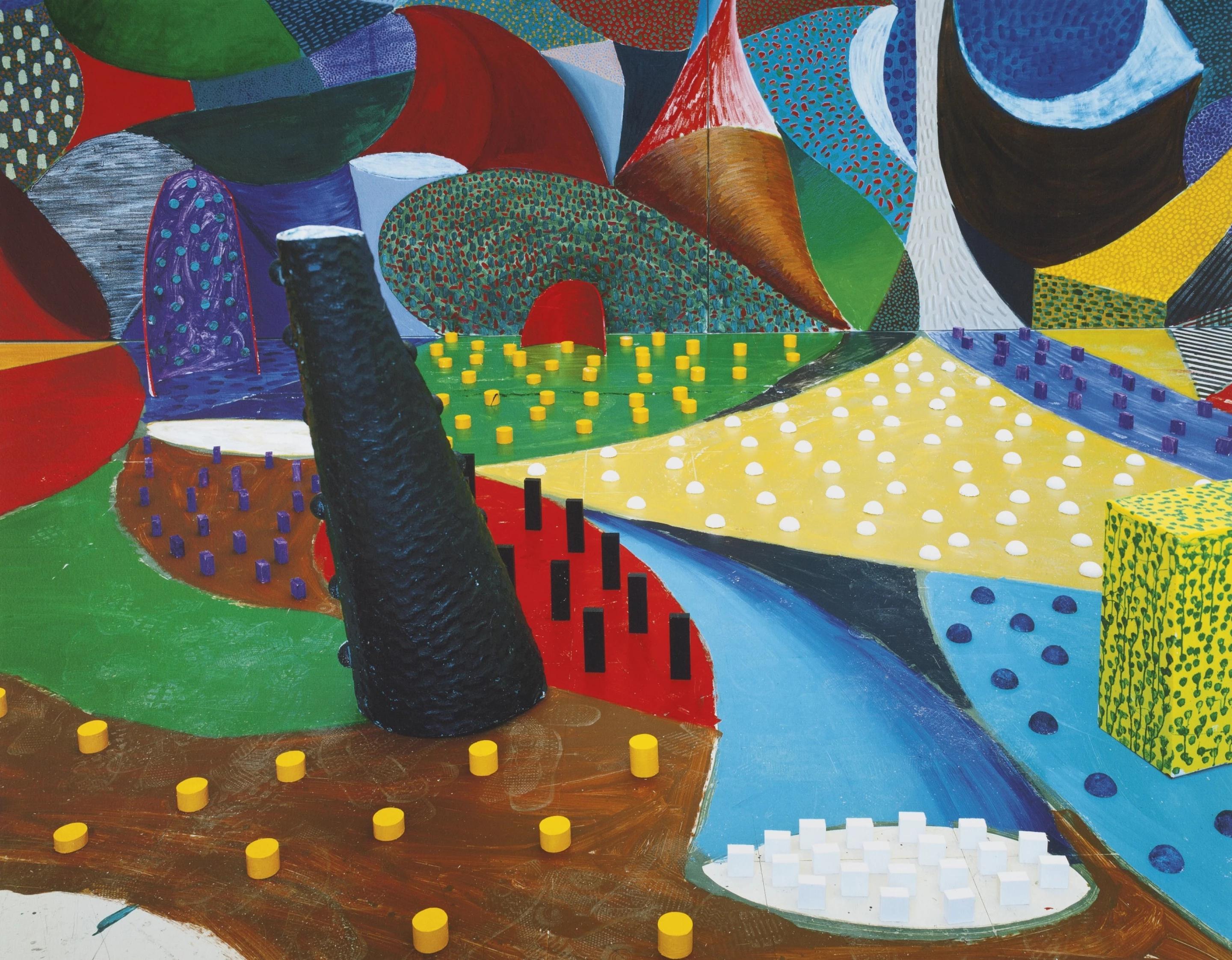 David Hockney Second Detail, Snails Space, March 25th 1995 (Signed