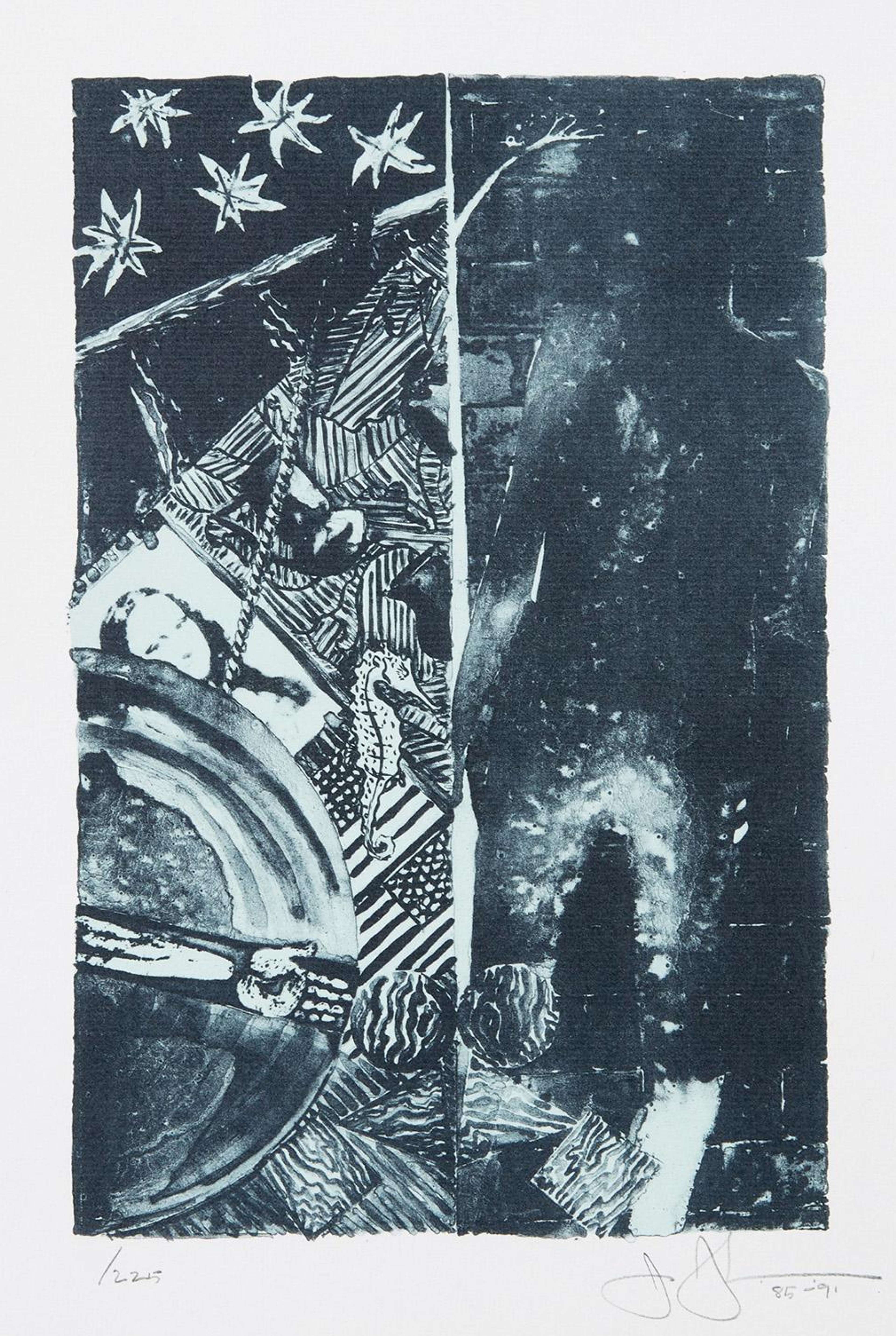 Summer (Blue) (ULAE 254) - Signed Print by Jasper Johns 1985 - MyArtBroker