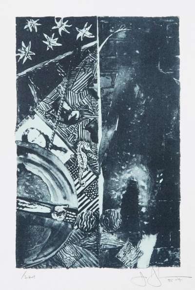 Summer (Blue) (ULAE 254) - Signed Print by Jasper Johns 1985 - MyArtBroker