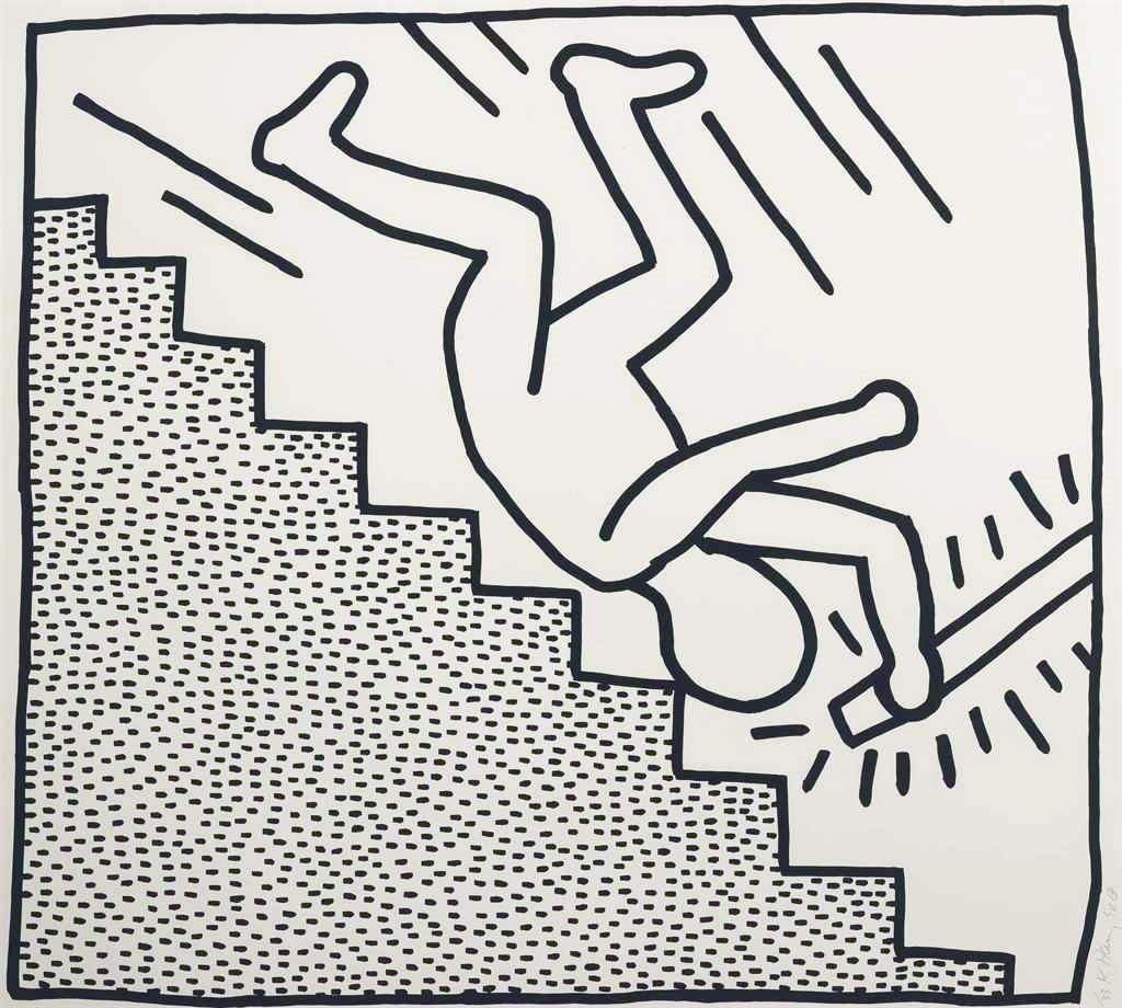 Keith Haring The Blueprint Drawings 16 (Signed Print) 1990