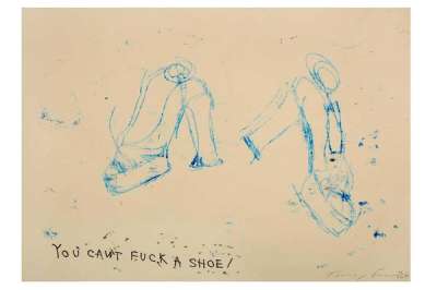 Tracey Emin: You Can't Fuck A Shoe - Signed Print