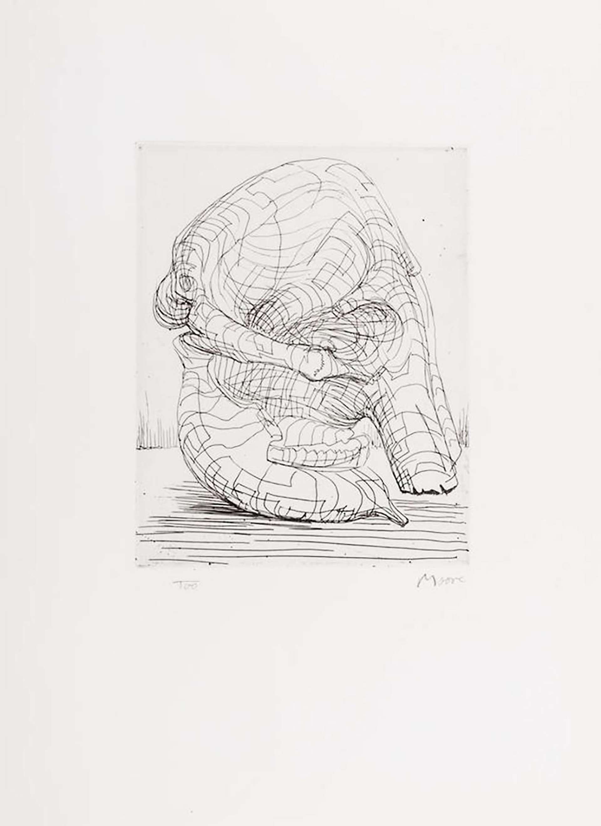 Elephant Skull VII - Signed Print by Henry Moore 1969 - MyArtBroker