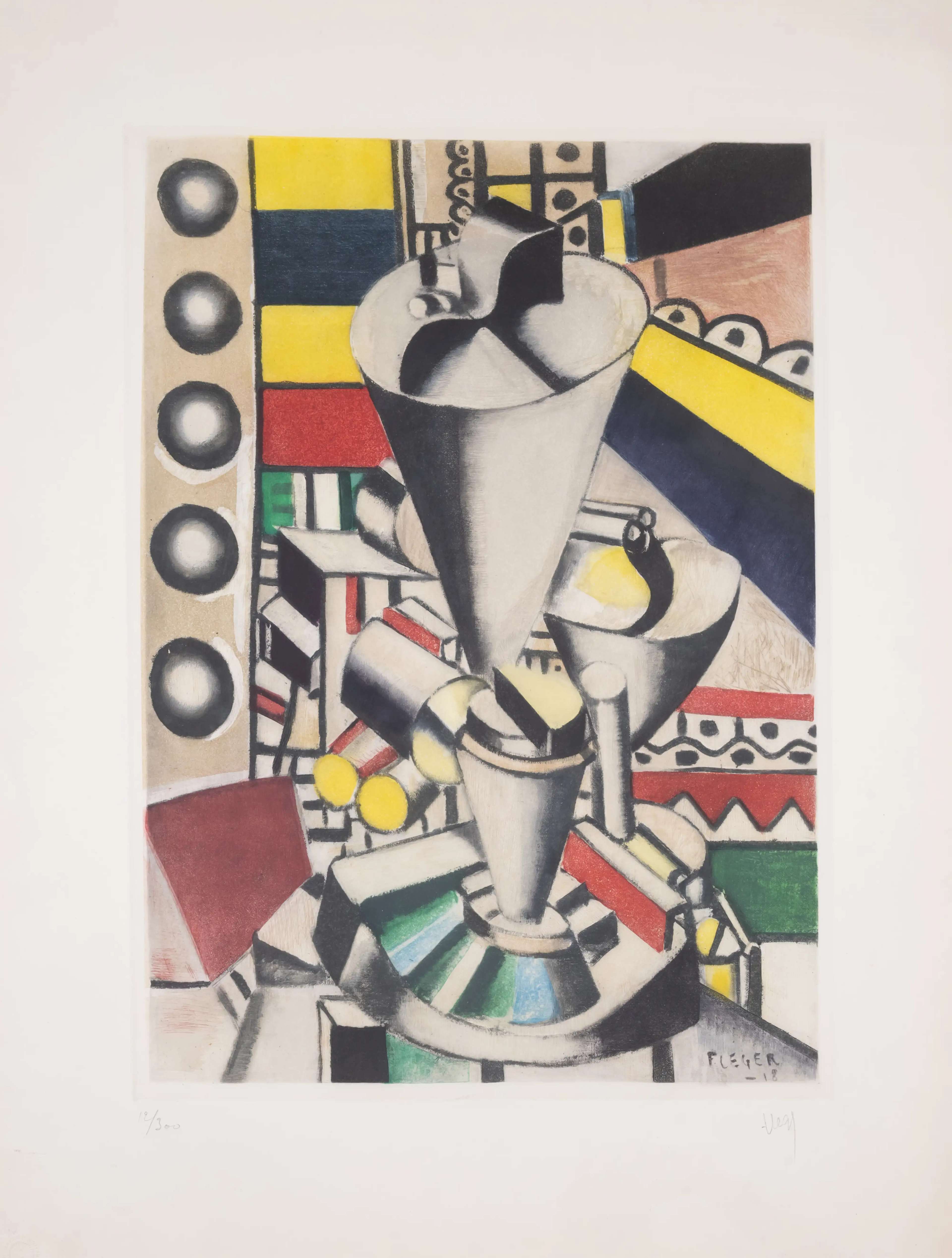 Nature Morte Aux Éléments Mécaniques - Signed Print by Fernand Leger 1918 - MyArtBroker