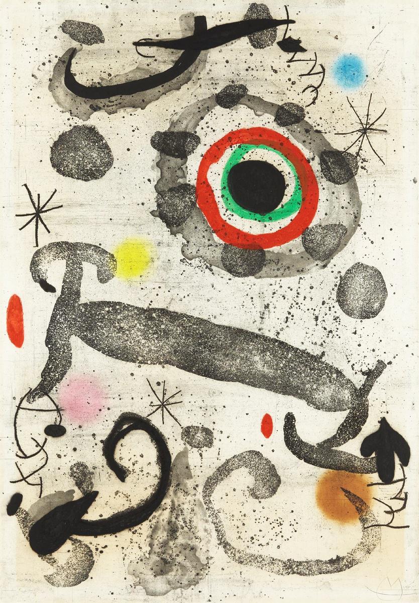 Joan Miro、LA PLAGE A CAMBRILS、海外版超希少レゾネ ad3369b5f8016bb6704fa2a74730fe