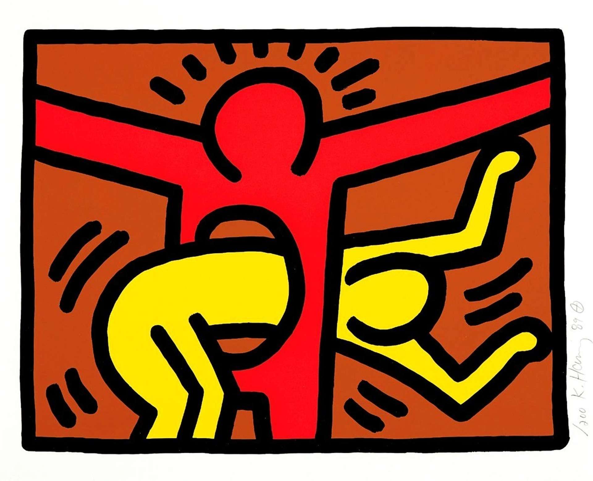 Pop Shop IV, Plate II by Keith Haring
