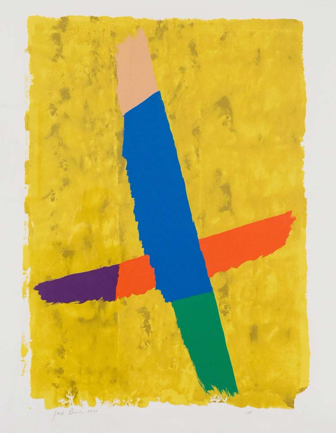 Jack Bush Cross Over (Signed Print) 1974 | MyArtBroker