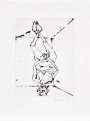 Georg Baselitz: Spielt Die Musik (Black) - Signed Print