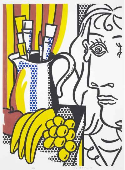 Still Life With Picasso - Signed Print by Roy Lichtenstein 1973 - MyArtBroker