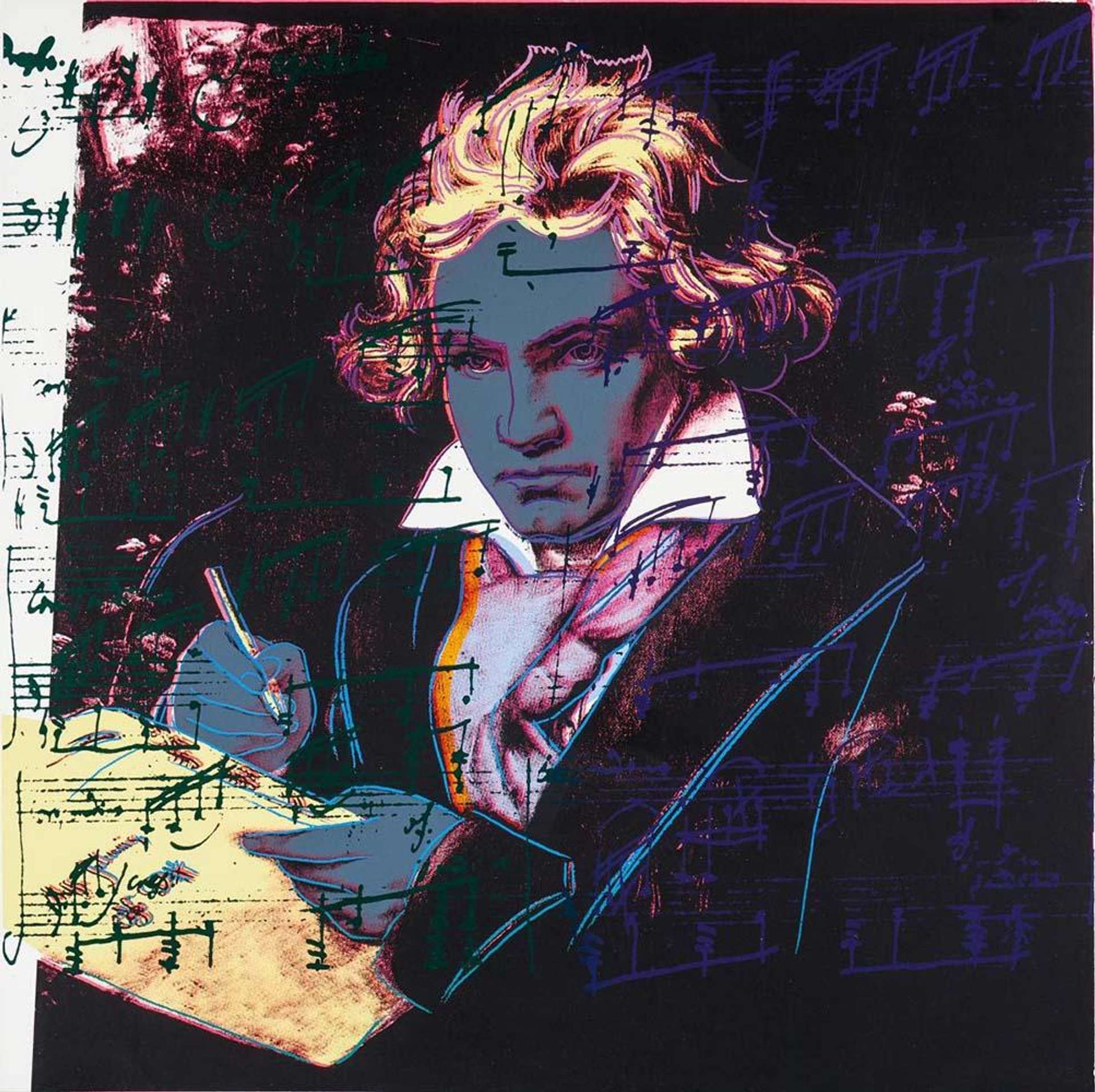 Beethoven (F. & S. II.393) by Andy Warhol