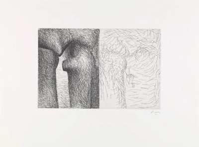 Elephant Skull XII - Signed Print by Henry Moore 1970 - MyArtBroker