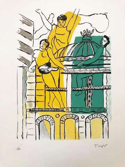 L'Opera - Signed Print by Fernand Leger 1959 - MyArtBroker