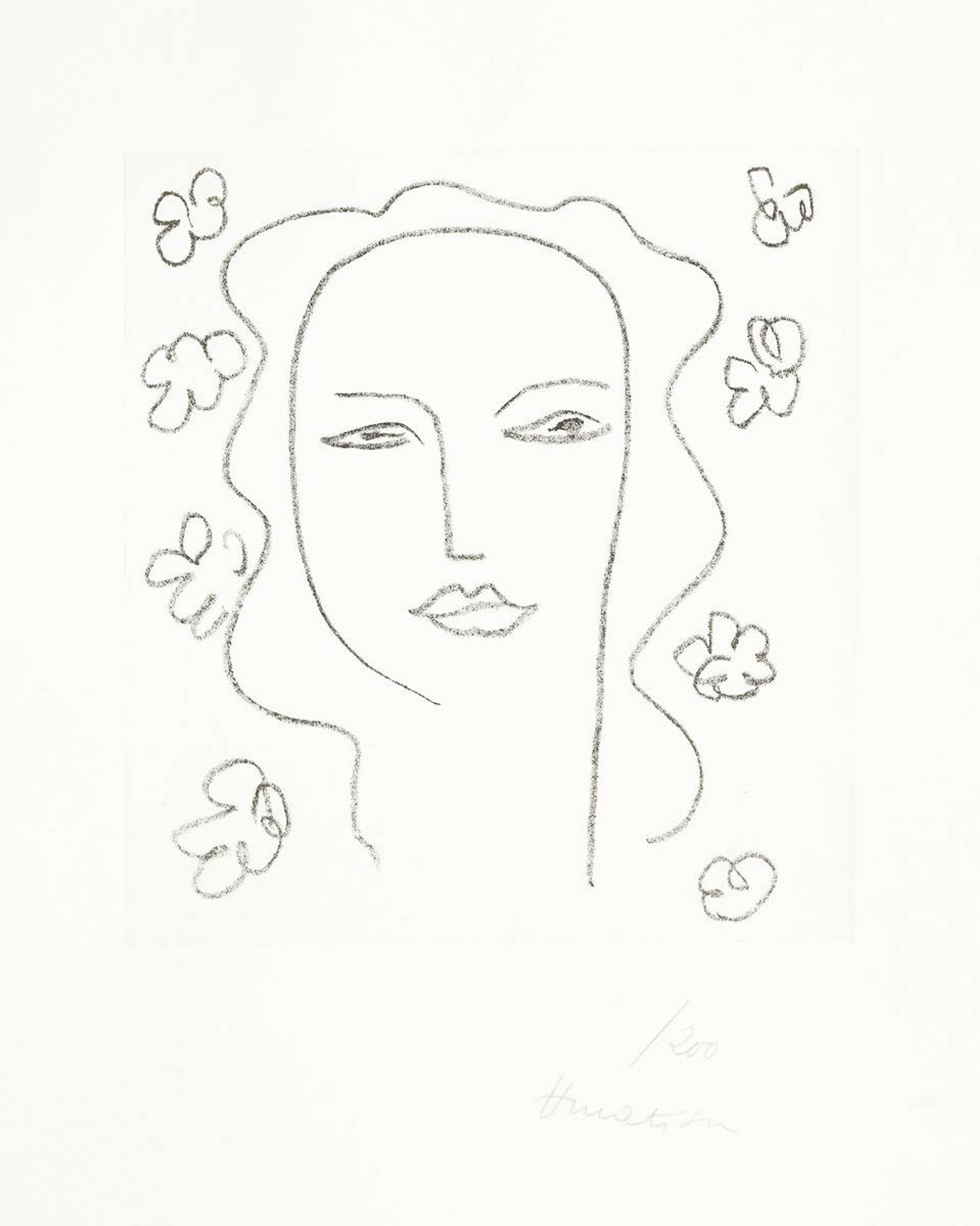 Madeline - Etude - undefined by Henri Matisse 1950 - MyArtBroker