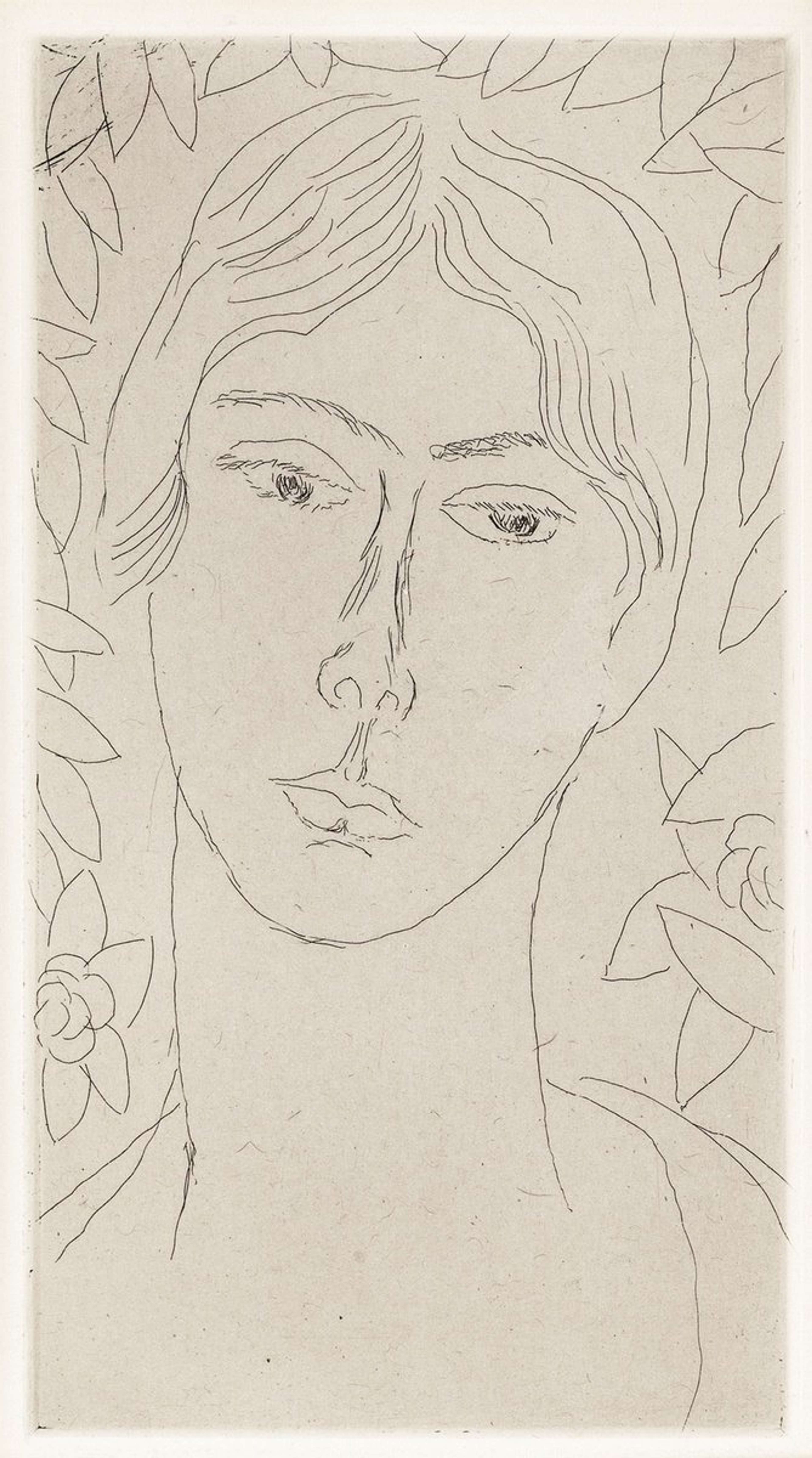 Mlle Landsberg Au Visage Rond - undefined by Henri Matisse 1914 - MyArtBroker
