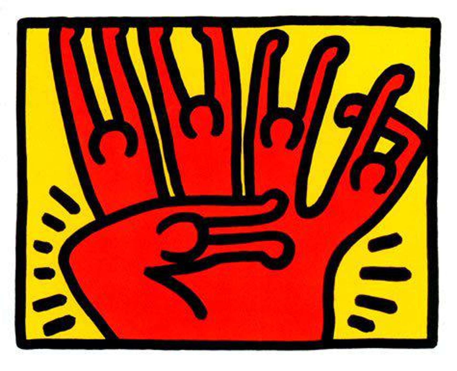 Keith Haring: Pop Shop VI, Plate IV - Unsigned Print