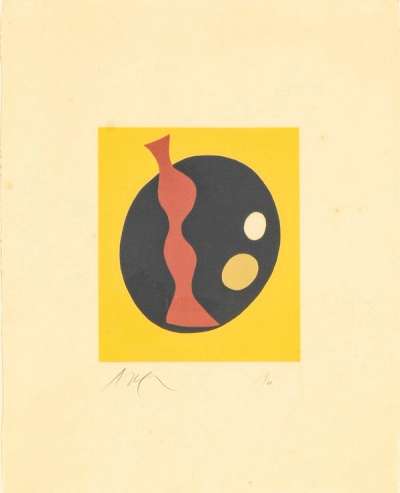 Le Soleil Recerclé 8 - Signed Print by Jean Arp 1966 - MyArtBroker