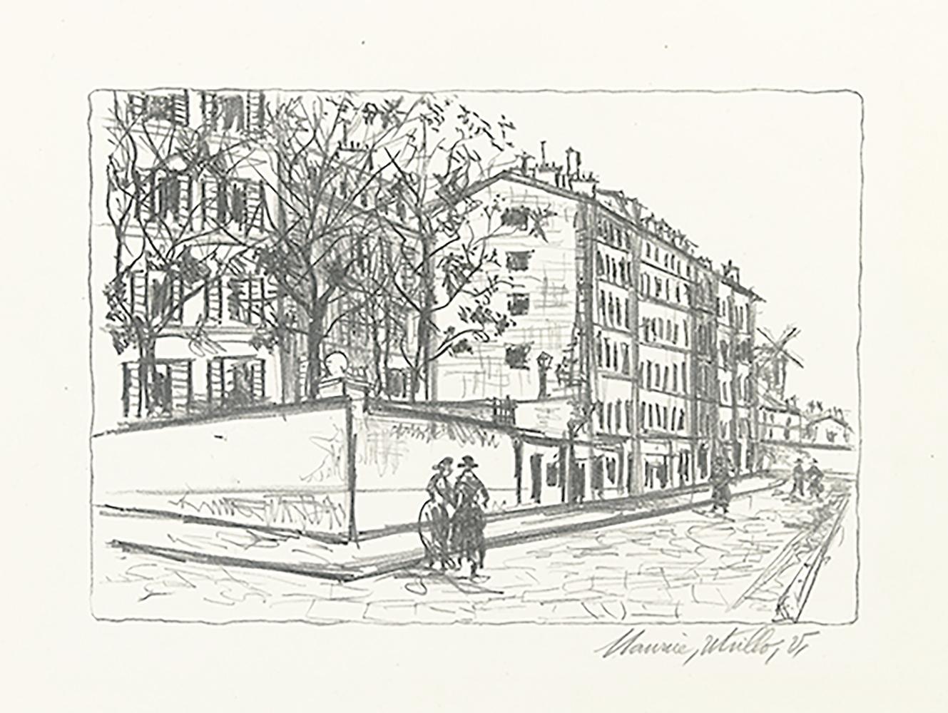 Maurice Utrillo Le Moulin Rouge (Signed Print) 1920 | MyArtBroker