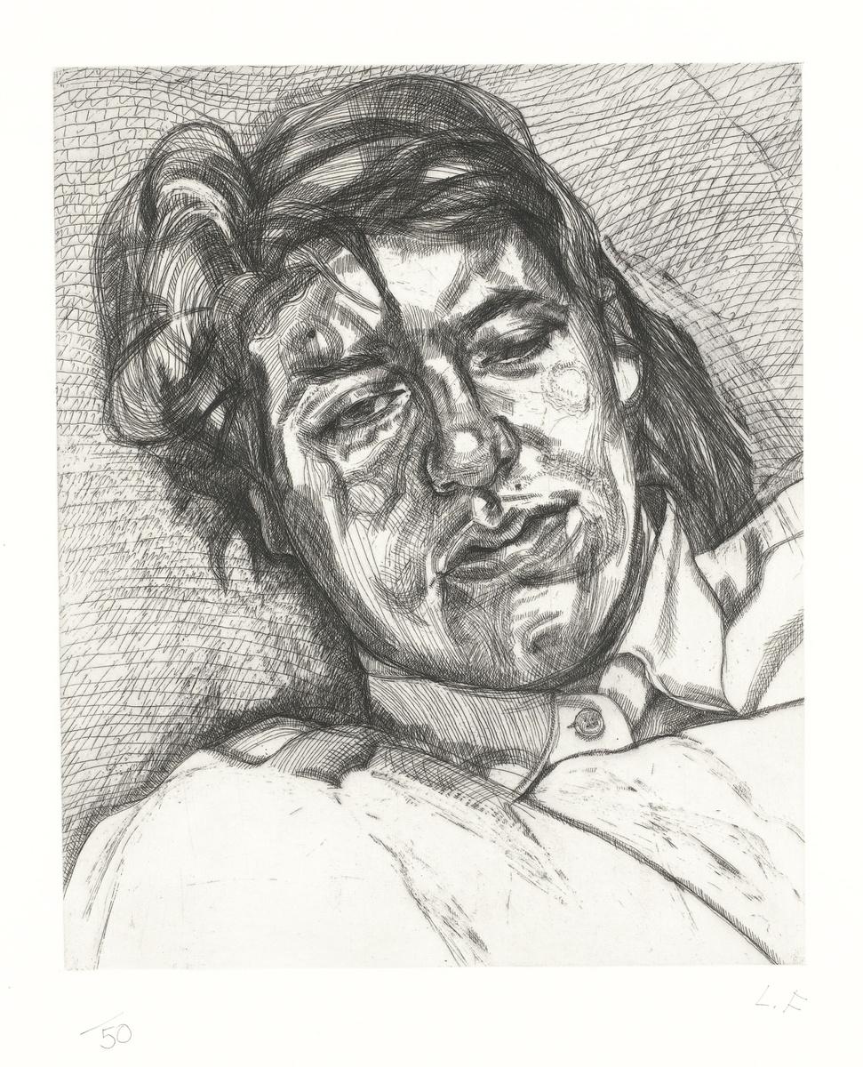 Lucian Freud Bella Signed Print 1987