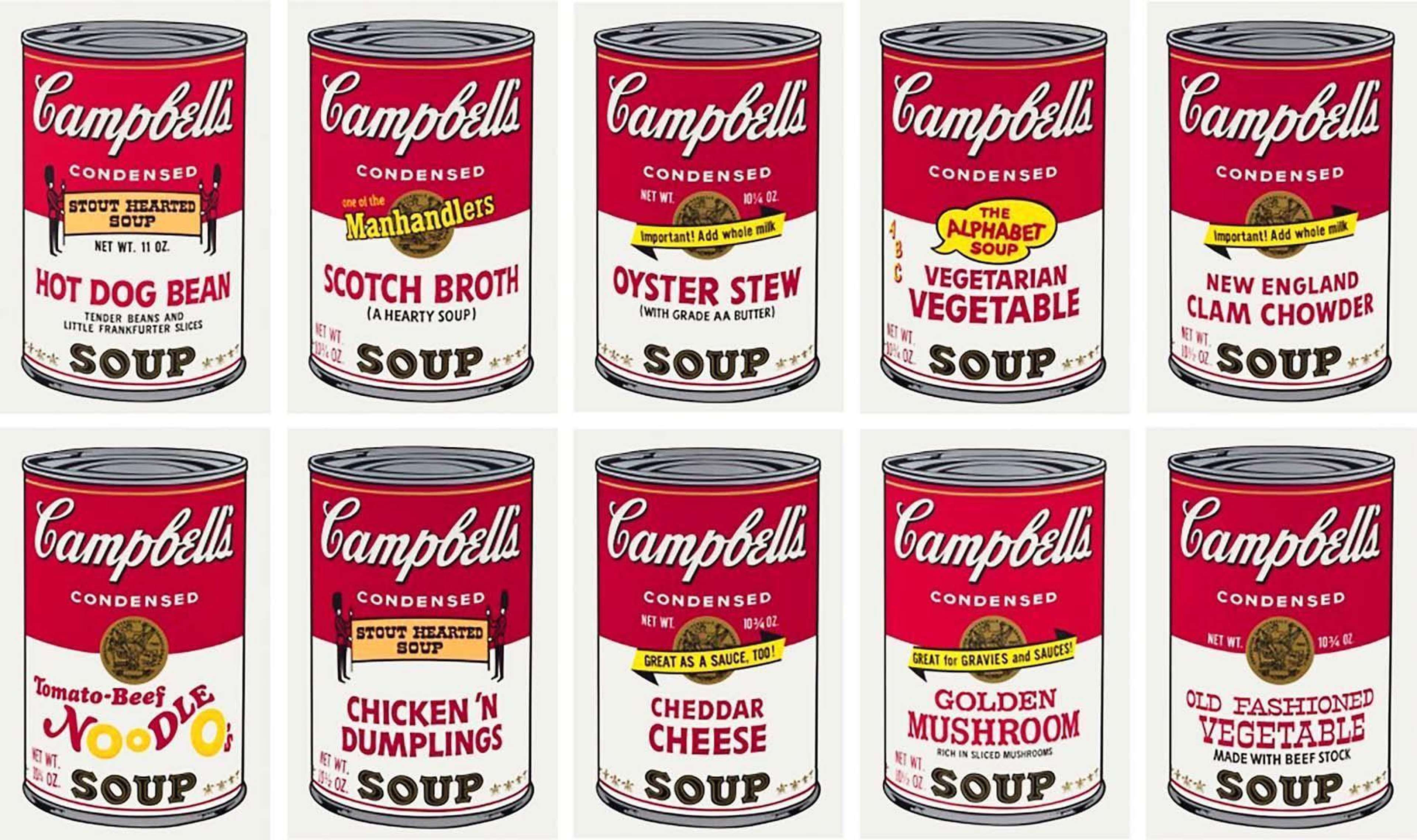 Campbell Soup II (complete set) by Andy Warhol