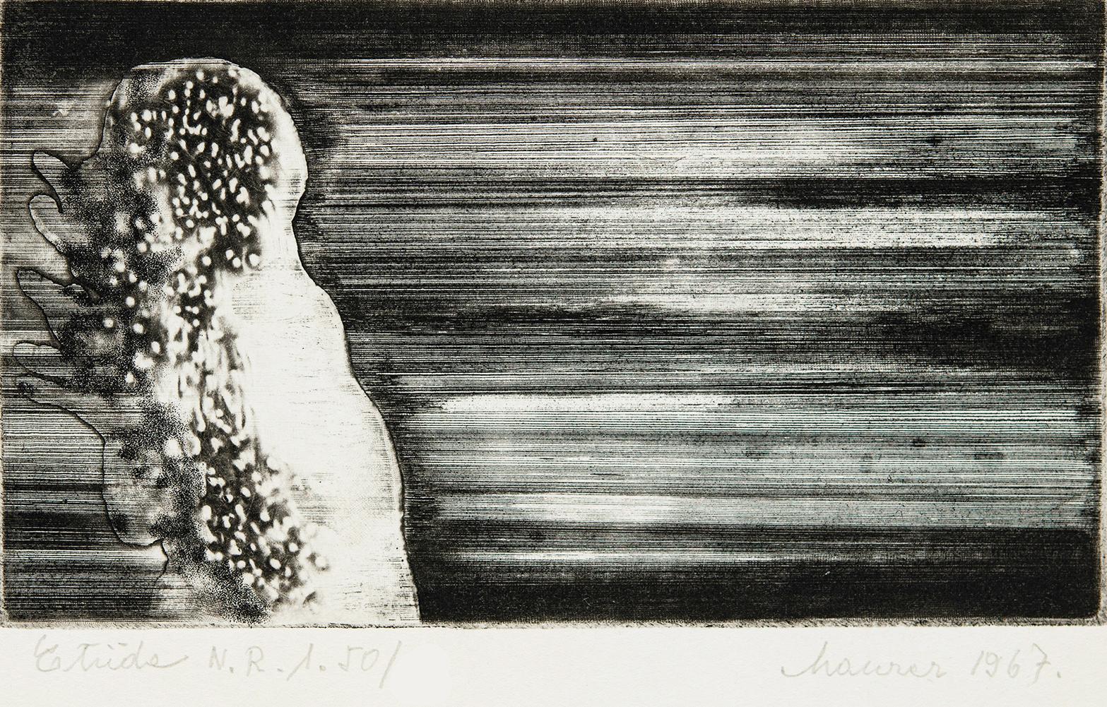 Dora Maurer Etude (Signed Print) 1967 | For Sale