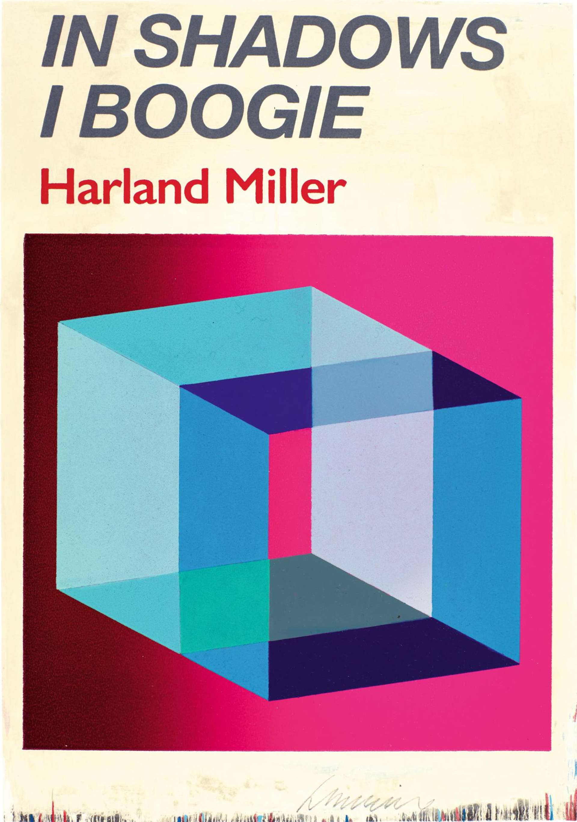 Harland Miller: In Shadows I Boogie (pink) - Signed Print