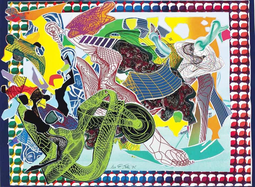 Frank Stella West Euralia (Signed Print) 1995