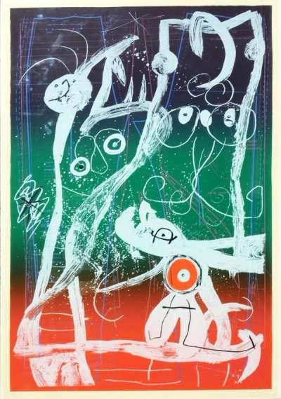 Joan Miró: Le Délire Du Couturier - Signed Print