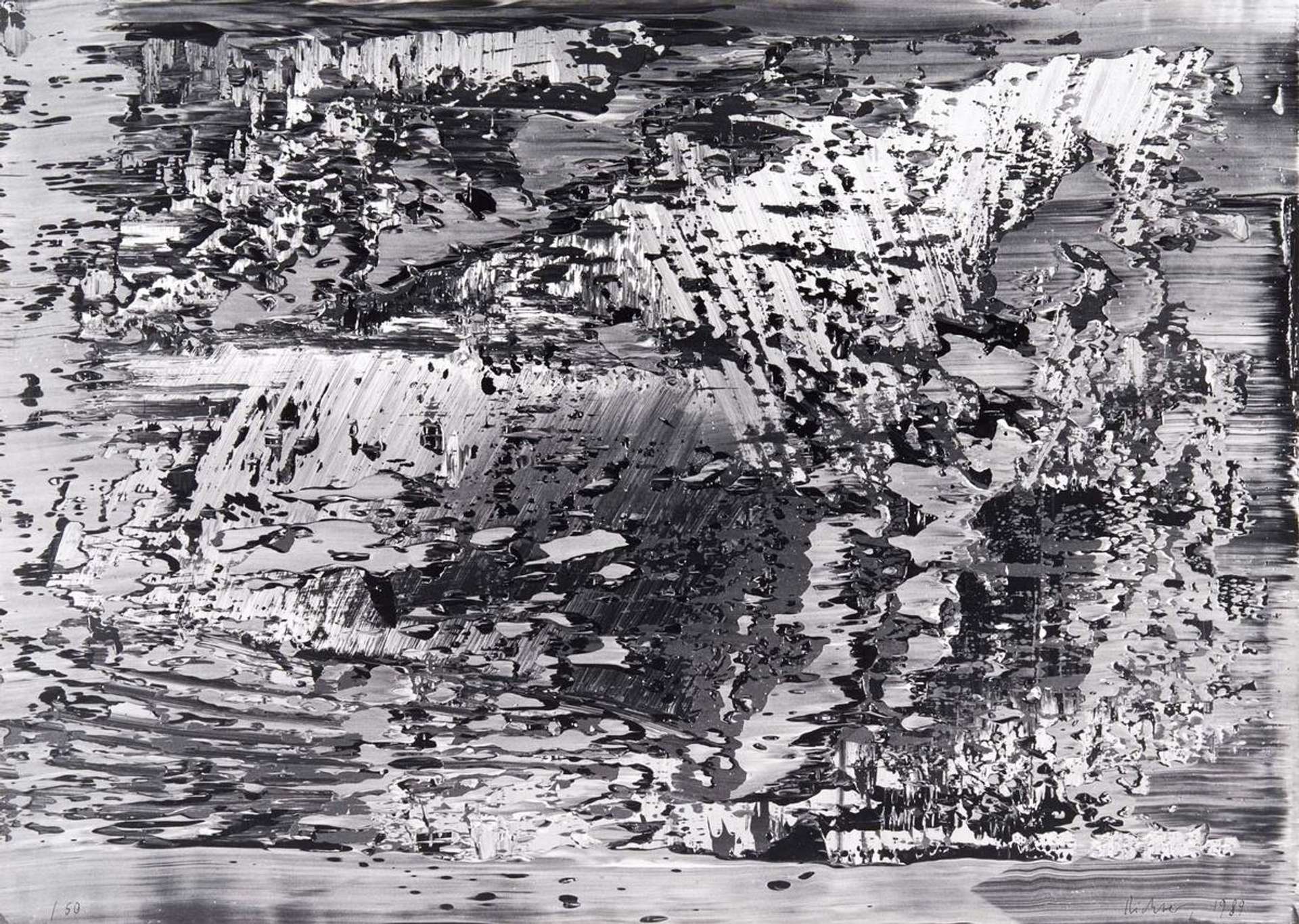 Abstraktes Foto - Signed Print by Gerhard Richter 1989 - MyArtBroker