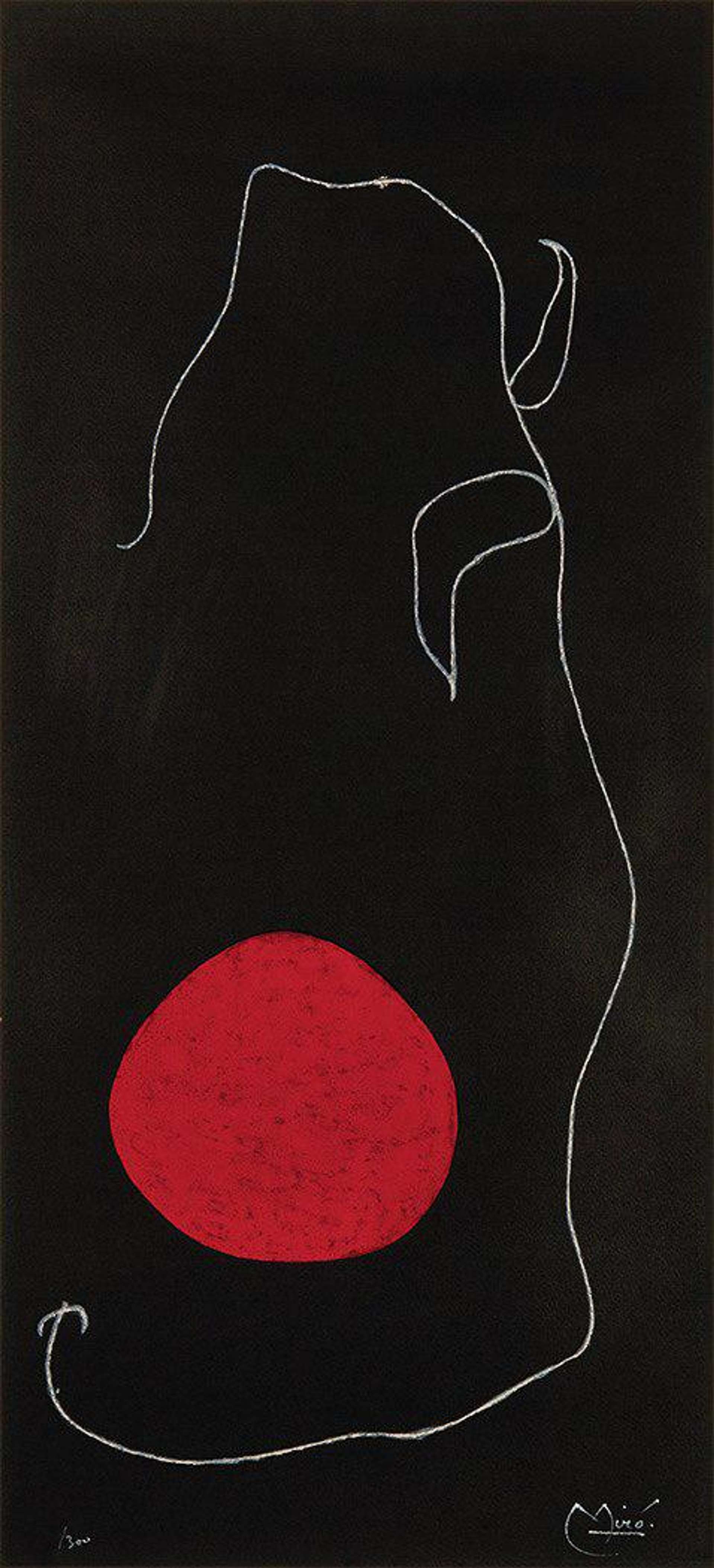 Oiseau Devant Le Soleil - Signed Print by Joan Miró 1961 - MyArtBroker