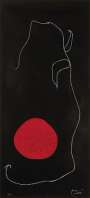 Joan Miró: Oiseau Devant Le Soleil - Signed Print