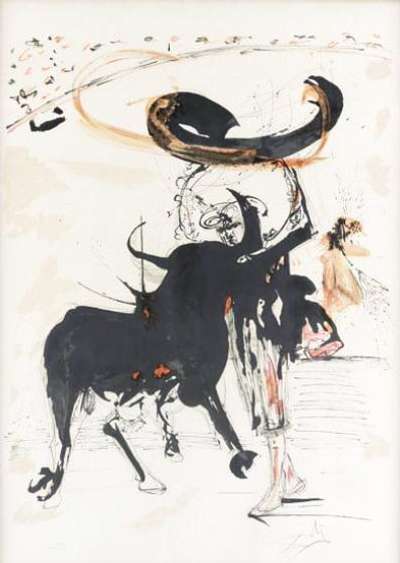Bullfight No. 2 - Signed Print by Salvador Dali 1965 - MyArtBroker