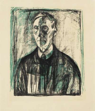 Professor Kristian Schreiner - Signed Print by Edvard Munch 1928 - MyArtBroker