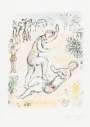 Marc Chagall: Combat Ulysse Et Iros - Signed Print