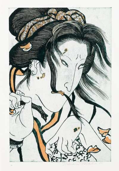 Ghost Geisha - Signed Print by Masami Teraoka 1989 - MyArtBroker