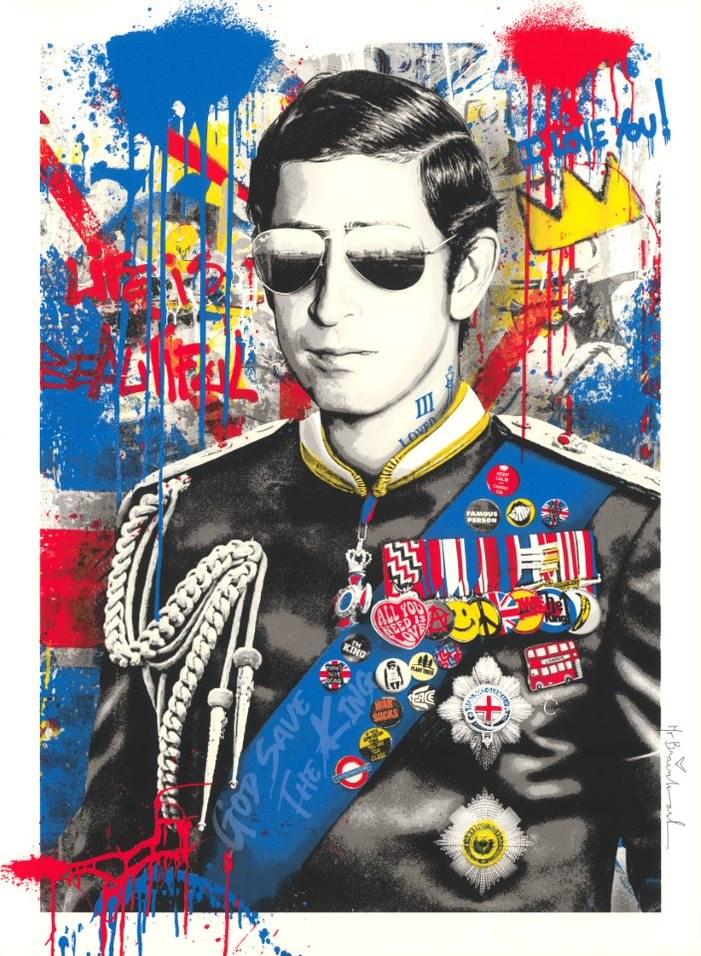Mr Brainwash Long Live The King (Signed Print) 2022 | For Sale
