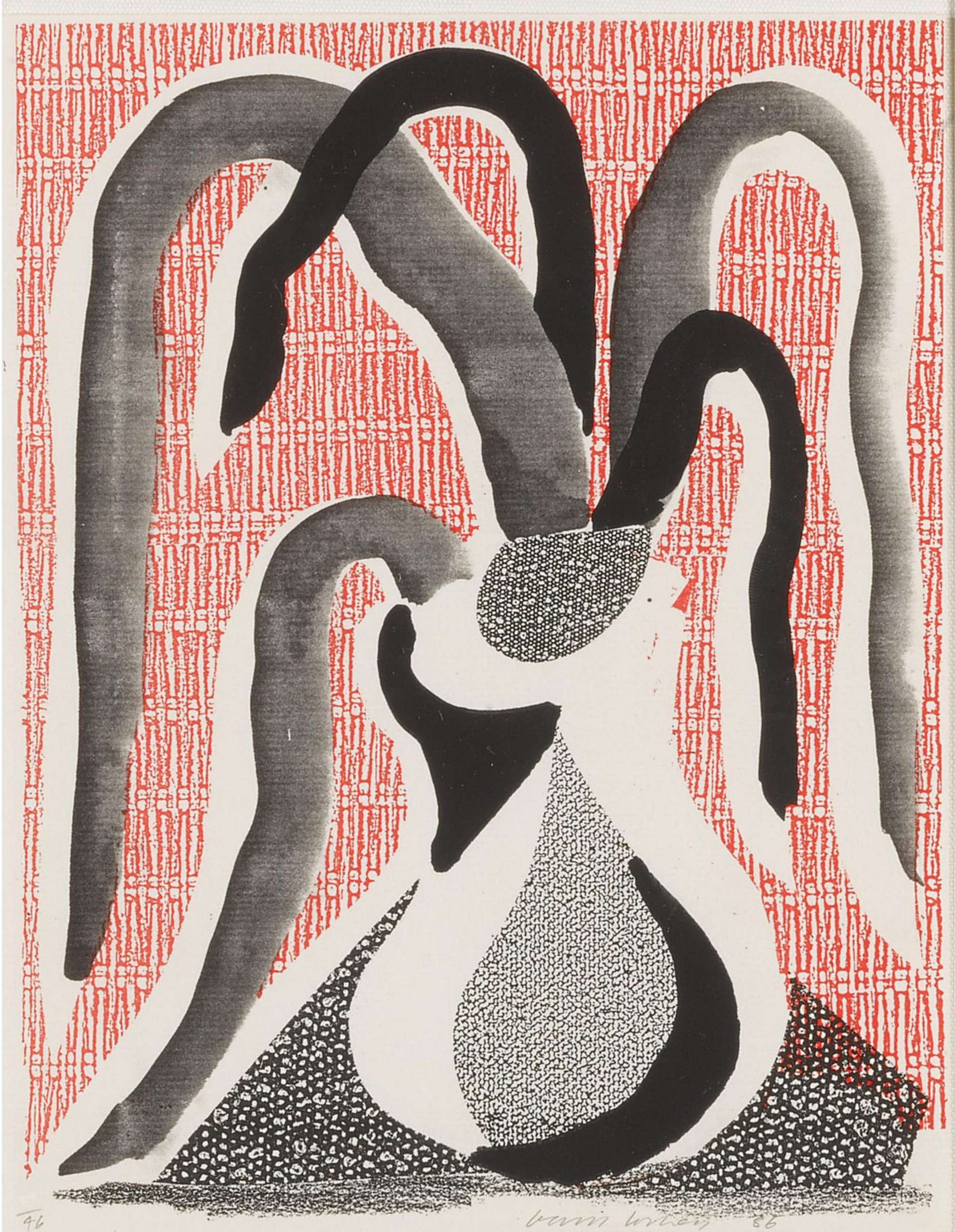 The Drooping Plant - Signed Print by David Hockney 1986 - MyArtBroker