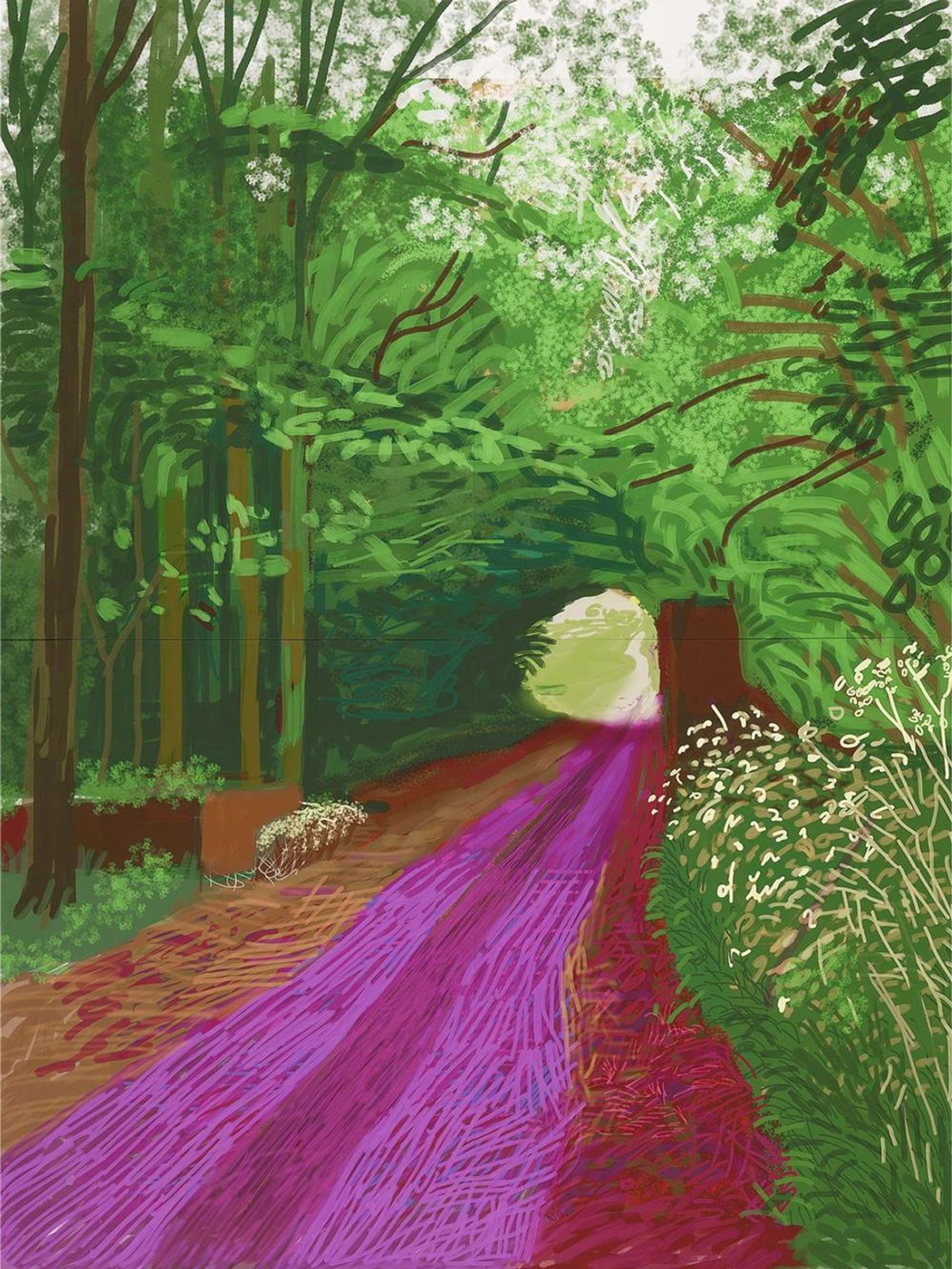 The Arrival Of Spring In Woldgate East Yorkshire 31st May 2011 - No. 1 - Signed Print by David Hockney 2011 - MyArtBroker