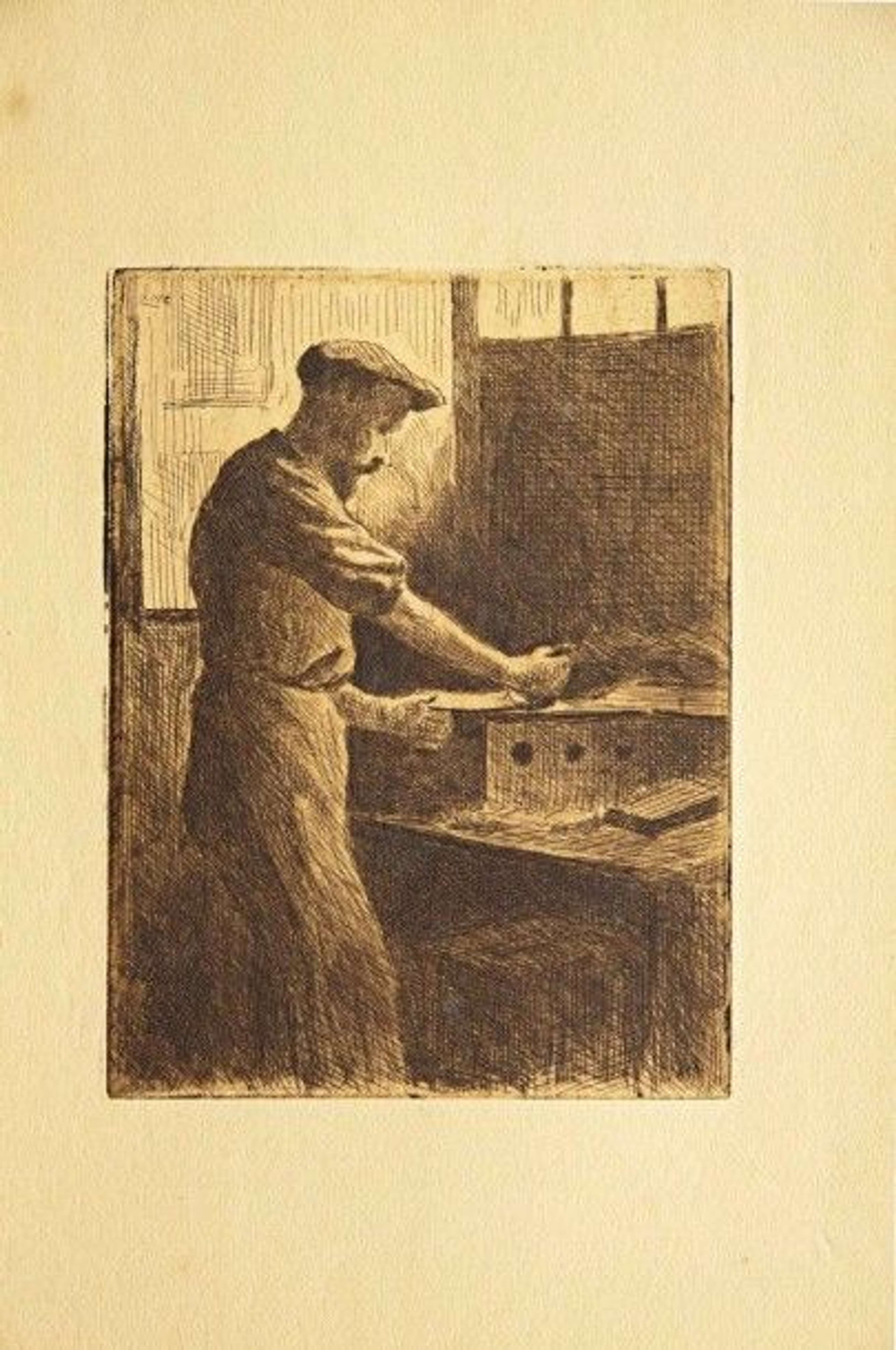 Chez Delâtre - Unsigned Print by Maximilien Luce 1890 - MyArtBroker