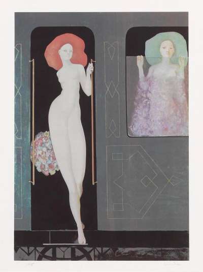 Vesper Express - Signed Print by Leonor Fini 1976 - MyArtBroker