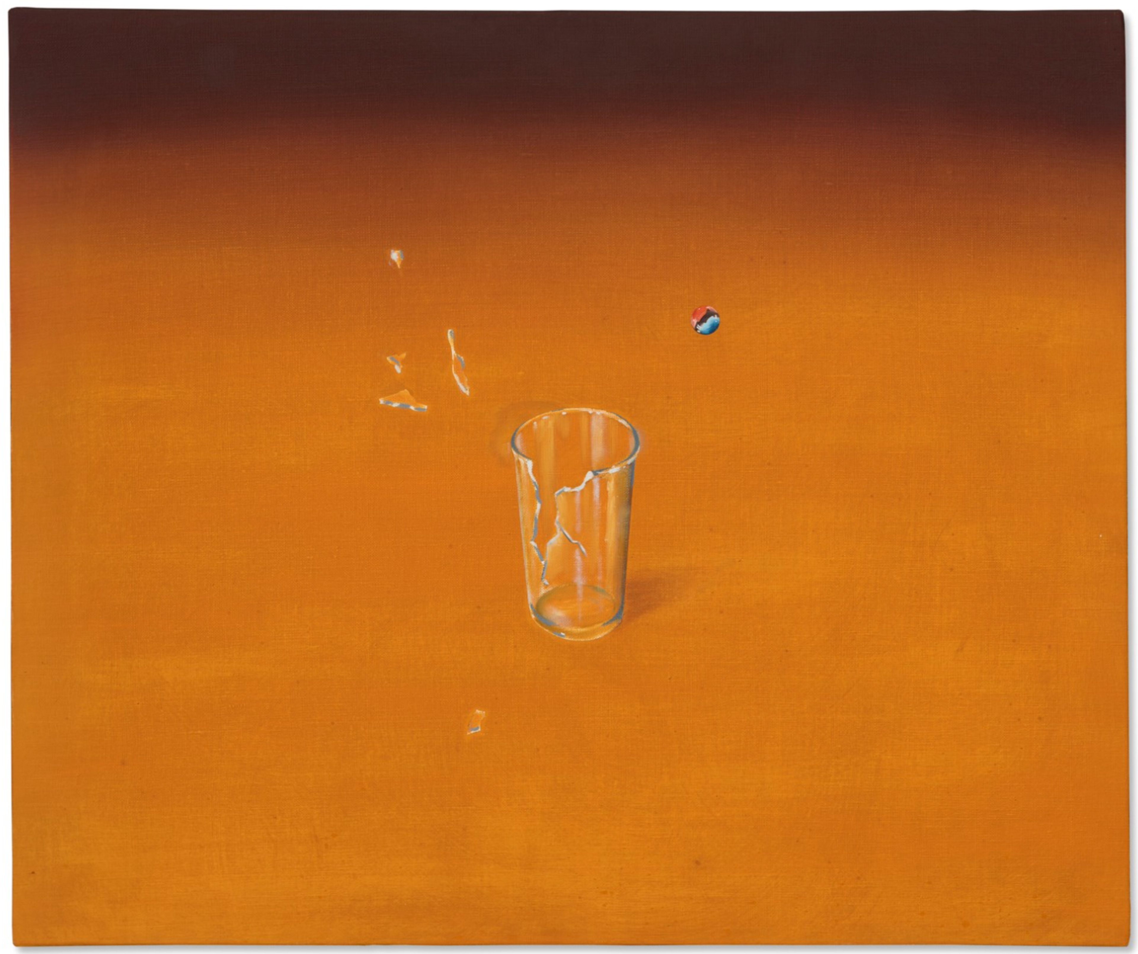 Marble Shatters Drinking Glass by Ed Ruscha - Christie's