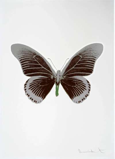 The Souls IV (chocolate, silver gloss, leaf green) - Signed Print by Damien Hirst 2010 - MyArtBroker